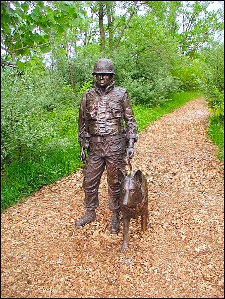 Statue on Path