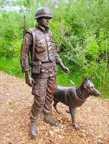 Another View of War Dog Memorial