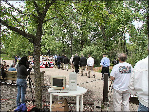 Start of the cermony